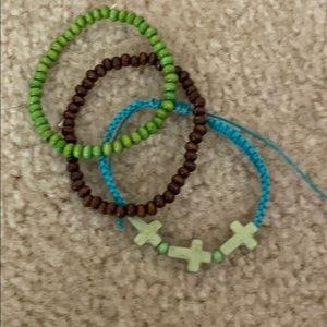 Set of 3 new bracelets